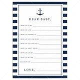 Printable wishes for the new baby boy by LittleSizzle