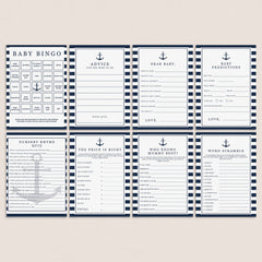 Printable Baby Shower Games for Boys