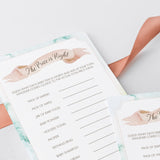 Neutral Watercolor Baby Shower The Price is Right Game
