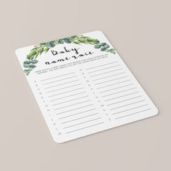 Printable garden baby shower games by LittleSizzle