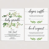 Gender neutral baby spinkle invitation kit templates by LittleSizzle