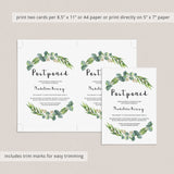 Change of date baby shower cards neutral green by LittleSizzle