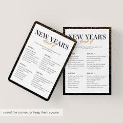 New Year's Eve Drinking Game Printable