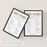 Whats In Your Phone New Years Game Printable