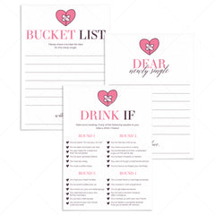 Newly Single Girls Night Games Printable by LittleSizzle