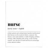 Nurse Definition Print Instant Download by LittleSizzle