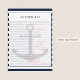 Nautical Baby Shower Full Package Instant Download
