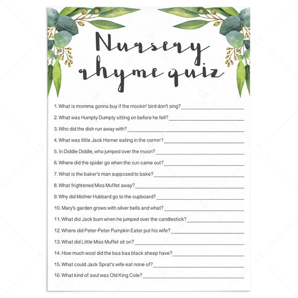 Quiz Nursery rhyme Game Baby shower, baby shower girl, game, text png