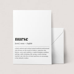 Nurse Definition Print Instant Download