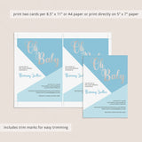 DIY baby sprinkle invitation templates by LittleSizzle