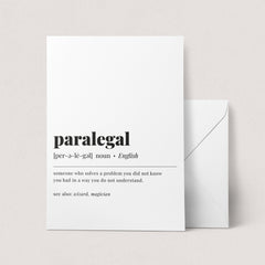 Paralegal Definition Print Instant Download