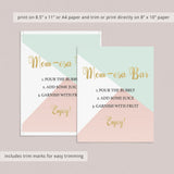 Printable baby shower momosa sign by LittleSizzle