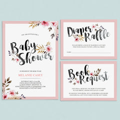 Girl baby shower invites printable by LittleSizzle