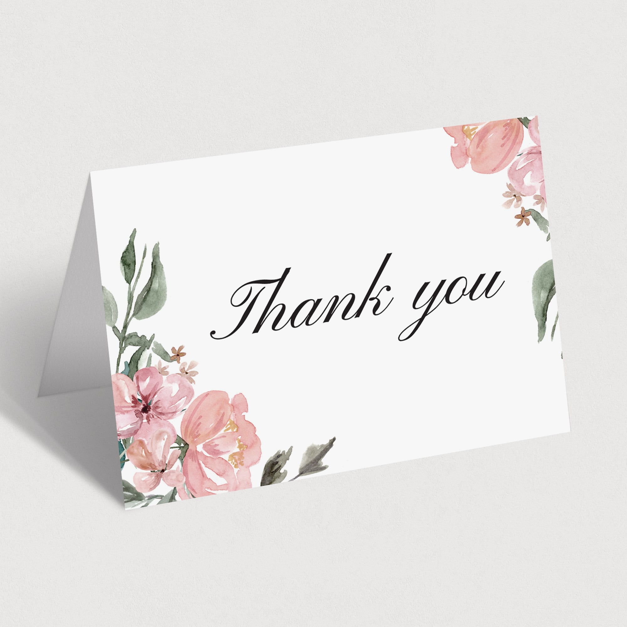 Thank you card for whimsical shower by LittleSizzle