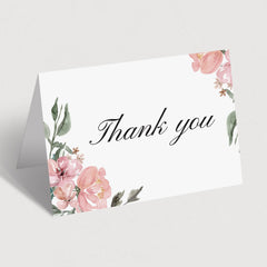 Thank you card for whimsical shower by LittleSizzle