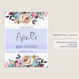 Printable Boho Baby Shower Decor Pack