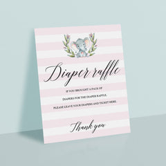 Editable girl baby shower decor by LittleSizzle