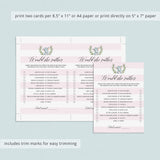 Girl baby shower mommy quiz instant download by LittleSizzle