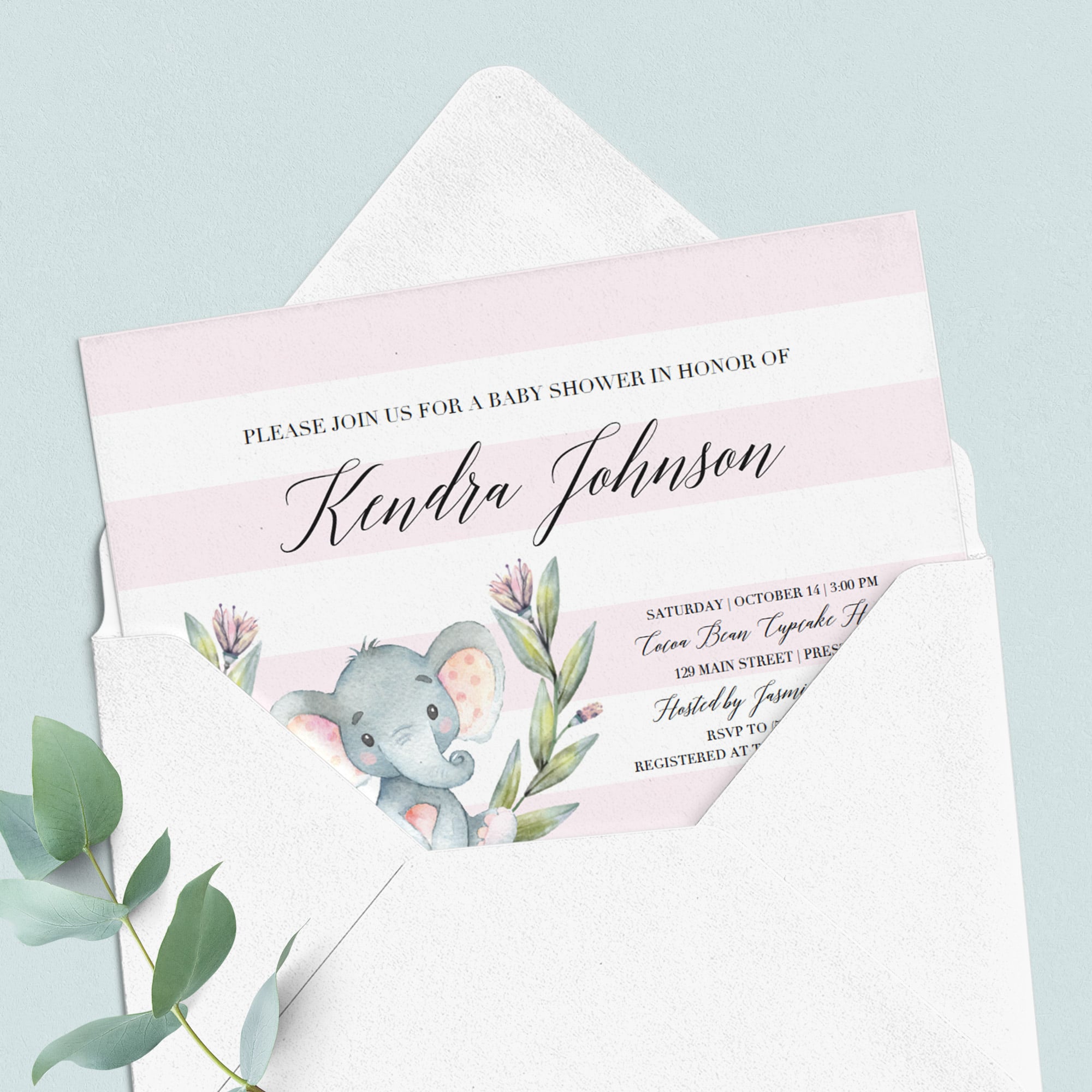 Digital Download Invitation for Baby Shower by LittleSizzle
