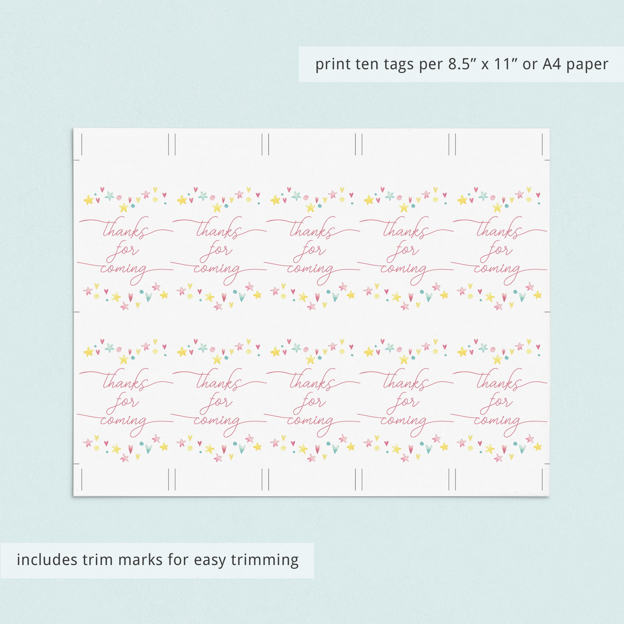 Girl baby shower favor labels printable by LittleSizzle