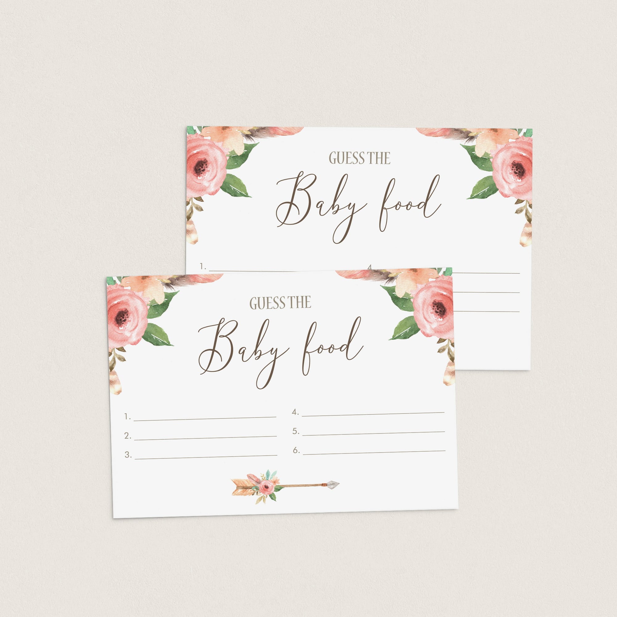 Baby food tasting cards printable by LittleSizzle