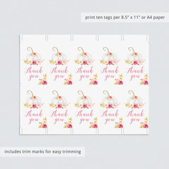 Pumpkin thank you tags by LittleSizzle