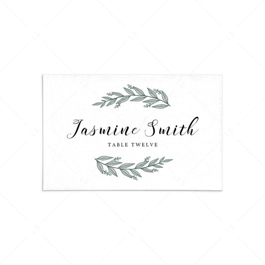 Botanical name cards template by LittleSizzle