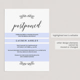 Digital change the date cards for bridal shower by LittleSizzle