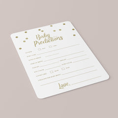 Baby gender prediction printable game for gender neutral baby shower by LittleSizzle