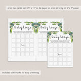 Blank baby bingo cards printable gender neutral by LittleSizzle