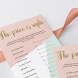 Printable Games for Pastel Baby Shower