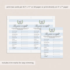 Download price is right game for elephant themed baby shower by LittleSizzle
