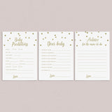 Advice cards for baby shower party by LittleSizzle