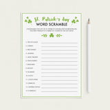 (Zoom) Saint Patrick's Day Unscramble Word Game by LittleSizzle