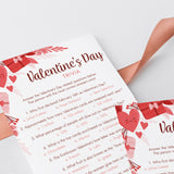 Romantic Valentine's Day Games Digital Files