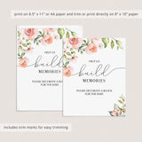 Decorate A Block Baby Shower Games Blush Floral