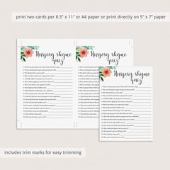 The Price is Right game cards for girl baby shower by LittleSizzle