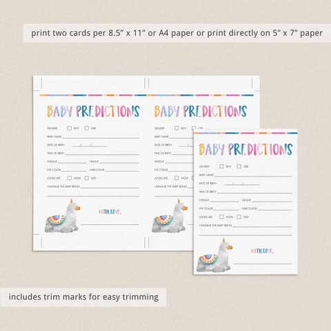 Summer Baby Shower Game Guess The Baby Stats printable | Instant ...