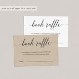 Bring a book for baby cards kraft paper look by LittleSizzle