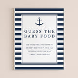 Guess the food baby shower cards instant download by LittleSizzle