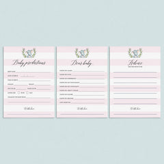 Elephant themed baby shower printables by LittleSizzle