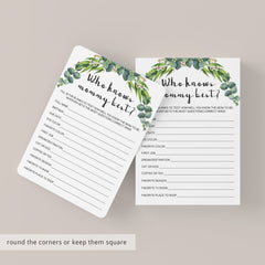 Who knows the mom to be best baby shower game download by LittleSizzle
