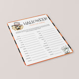 DIY Halloween Game for Groups Finish The Phrase Printable