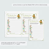 St Patrick's Day Emoji Game Fillable and Printable Instant Download