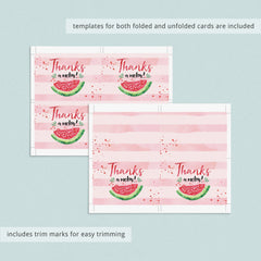 Summer baby shower thank you notes instant download by LittleSizzle