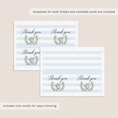 Elephant Party Supplies Printable