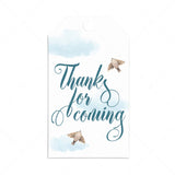Blue thanks for coming tag printable by LittleSizzle