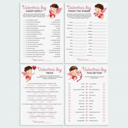 Social Distancing Valentine Day Party Games by LittleSizzle