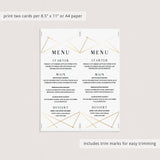 Chic dinner party table decorations printable by LittleSizzle