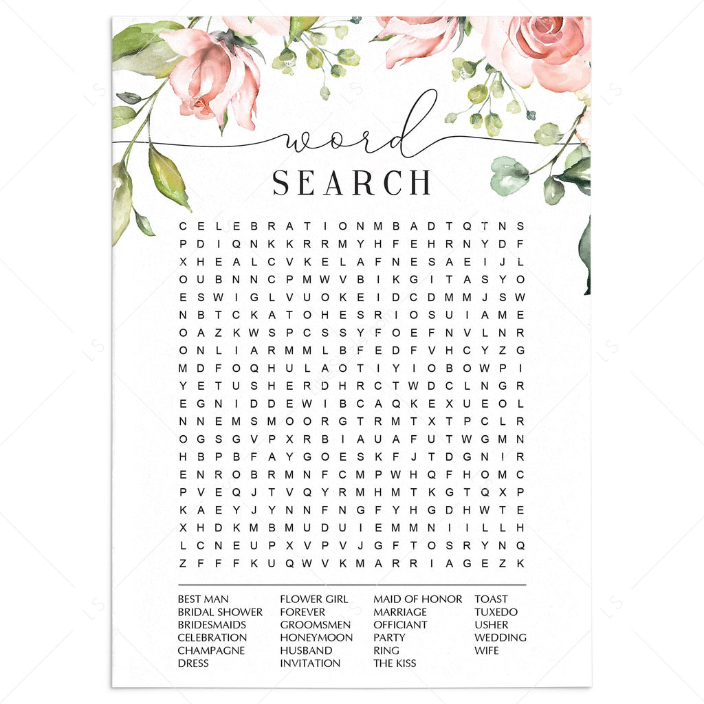 Roses Bridal Shower Word Search Game Download – LittleSizzle roses-bridal-shower-word-search-game-download-littlesizzle